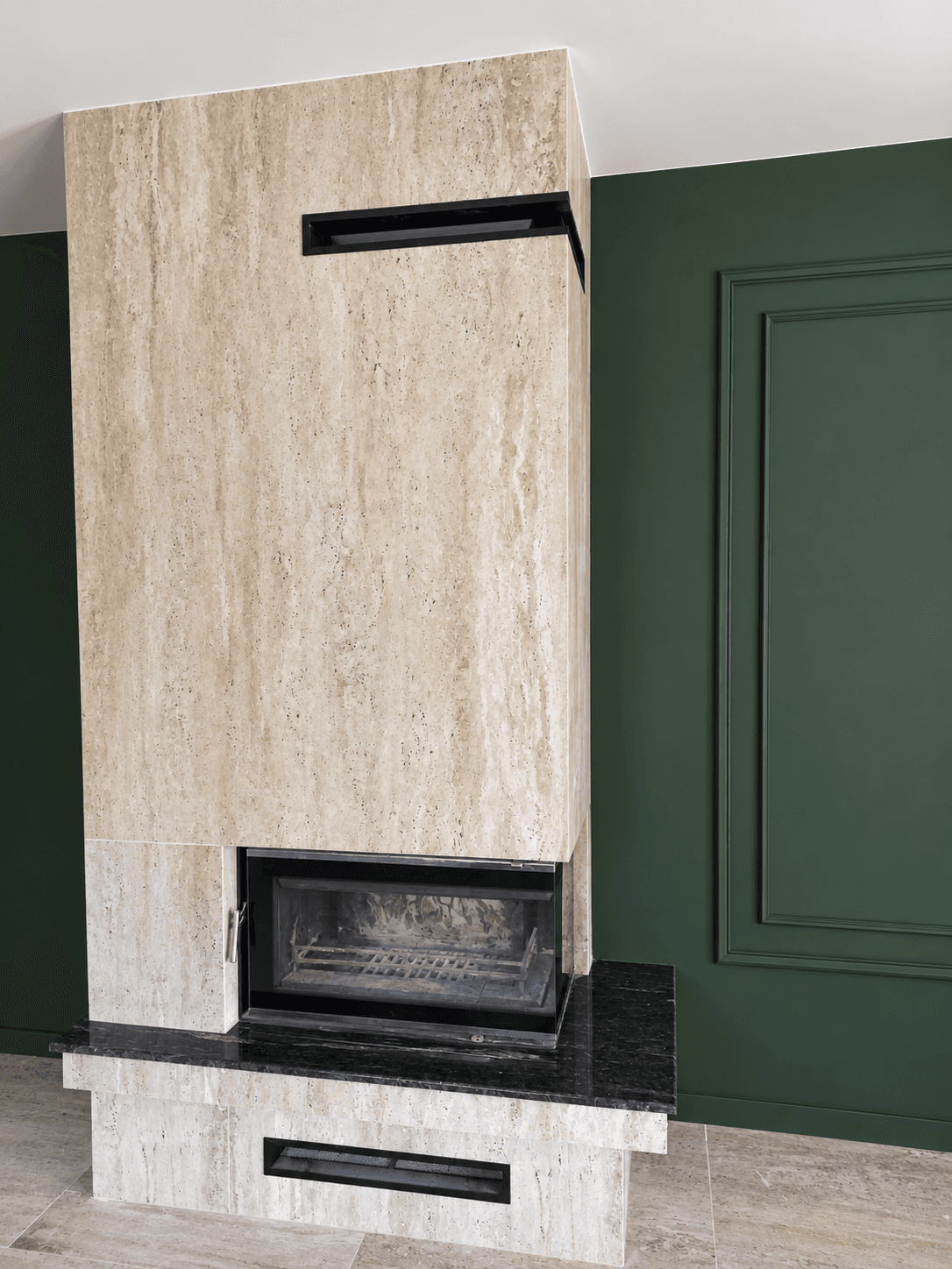 Camin · Travertine Pearl